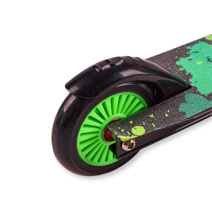 Trotinetă Sport pentru Cascadorii, Verde – Durabilitate și Performanță Maximă-T100 Trotinetă Sport pentru Cascadorii, Verde – Durabilitate și Performanță Maximă-T100
