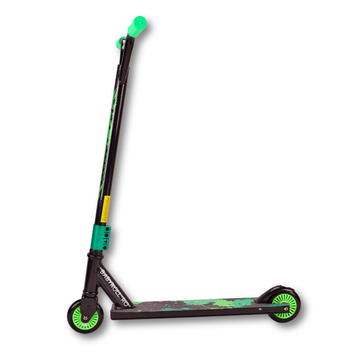 Trotinetă Sport pentru Cascadorii, Verde – Durabilitate și Performanță Maximă-T100 Trotinetă Sport pentru Cascadorii, Verde – Durabilitate și Performanță Maximă-T100
