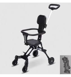 Carucior Sport Bebe, Pliabil, Negru, Varsta 1-4 Ani - TIB3