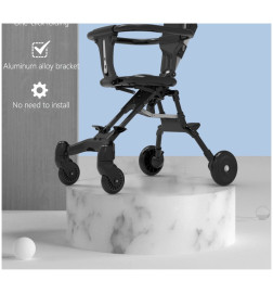 Carucior Sport Bebe, Pliabil, Negru, Varsta 1-4 Ani - TIB3