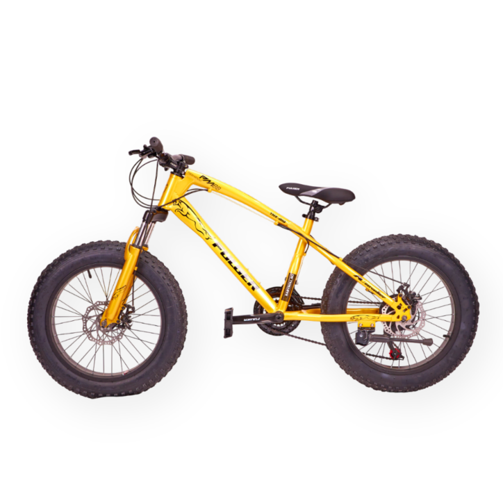 Bicicleta Cu Pedale Copii , Frana Pe Disc , Suspensii , 20 Inch , Galben - 20ECA