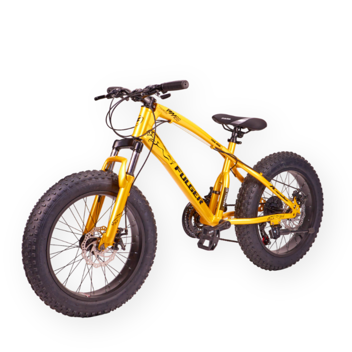 Bicicleta Cu Pedale Copii , Frana Pe Disc , Suspensii , 20 Inch , Galben - 20ECA