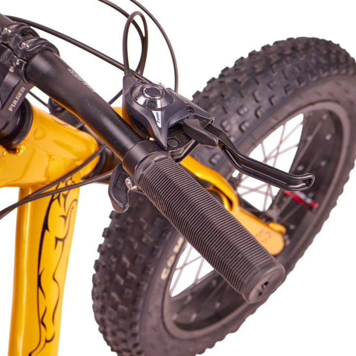 Bicicleta Cu Pedale Copii , Frana Pe Disc , Suspensii , 20 Inch , Galben - 20ECA