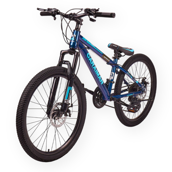 Bicicleta Cu Pedale , Frana Pe Disc , Suspensii , 24 Inch , Albastru - 24VED Bicicleta Cu Pedale , Frana Pe Disc , Suspensii , 24 Inch , Albastru - 24VED