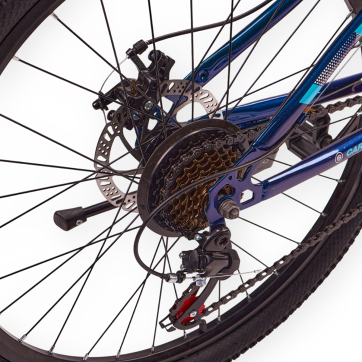 Bicicleta Cu Pedale , Frana Pe Disc , Suspensii , 24 Inch , Albastru - 24VED Bicicleta Cu Pedale , Frana Pe Disc , Suspensii , 24 Inch , Albastru - 24VED