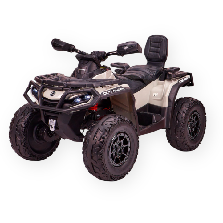 ATV Electric CAN-AM Pentru Copii, 3-7 Ani, 4x4, 12V, 800W, Muzica Si Lumini, Gri - CAN24 ATV Electric CAN-AM Pentru Copii, 3-7 Ani, 4x4, 12V, 800W, Muzica Si Lumini, Gri - CAN24