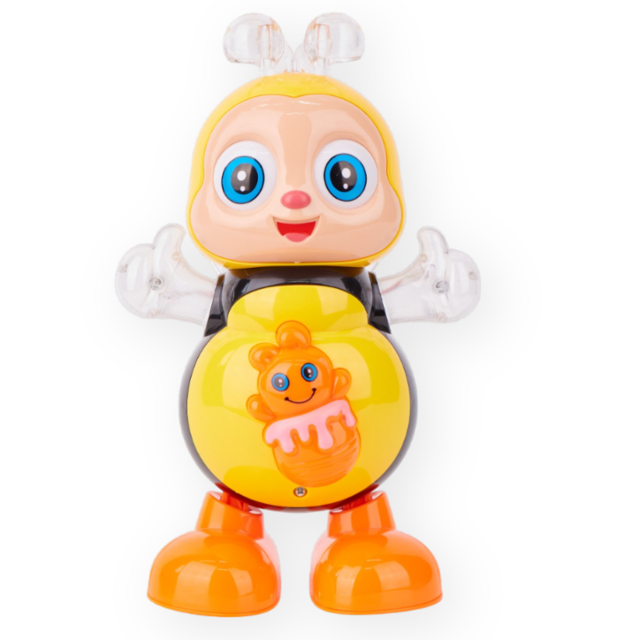 Jucarie Interactiva Pentru Copii Albina, Canta Si Danseaza, 3+ Ani, Galben - AB18 Jucarie Interactiva Pentru Copii Albina, Canta Si Danseaza, 3+ Ani, Galben - AB18