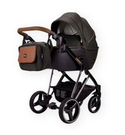 Carucior Copii 3 in 1 Cu Landou, Scoica Si Sport, 0-36 Luni, Negru - NSF1 | BabyRoll.ro
