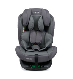 Scaun Auto Pentru Copii cu Isofix și Rotire 360° U-Grow – Gri, Reglabil, 0-12 Ani - HB51GR | BabyRoll.ro