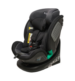 Scaun Auto Pentru Copii cu Isofix și Rotire 360° U-Grow – Negru, Reglabil, 0-12 Ani - 09BK | BabyRoll.ro