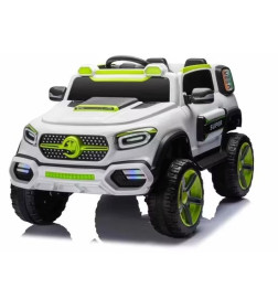 Masina Electrica Cu Telecomanda Mercedes-Benz , 4 motoare , 12V , Alb - MRFF