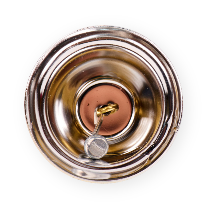 Clopotel De Craciun, Maner Din Lemn, Fier, Sunet Puternic, Argintiu - TAC17 Clopotel De Craciun, Maner Din Lemn, Fier, Sunet Puternic, Argintiu - TAC17