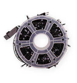 Instalatie de Craciun, Tip Sirag, 100m, Interior&Exterior, Multicolor - L136 | BabyRoll.ro