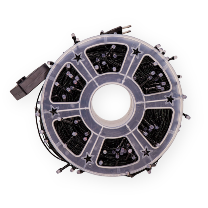 Instalatie de Craciun, Tip Sirag, 100m, Interior&Exterior, Multicolor - L136