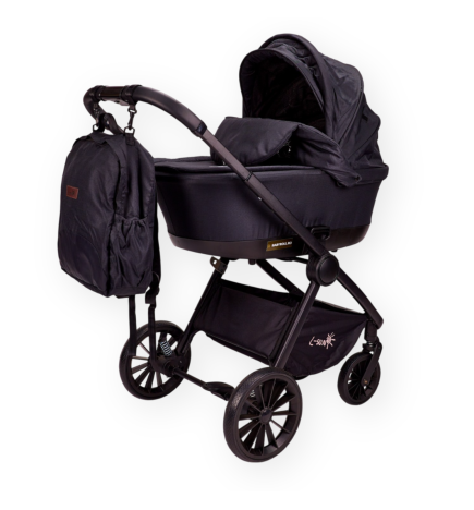 Carucior Copii 3 in 1, Landoul Transformabil, 0-36 Luni, Scoica, Negru - 3PS3 | BabyRoll.ro