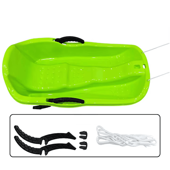 Sanie Din Plastic Pentru Copii, 84×39×25 cm, Verde - VL852