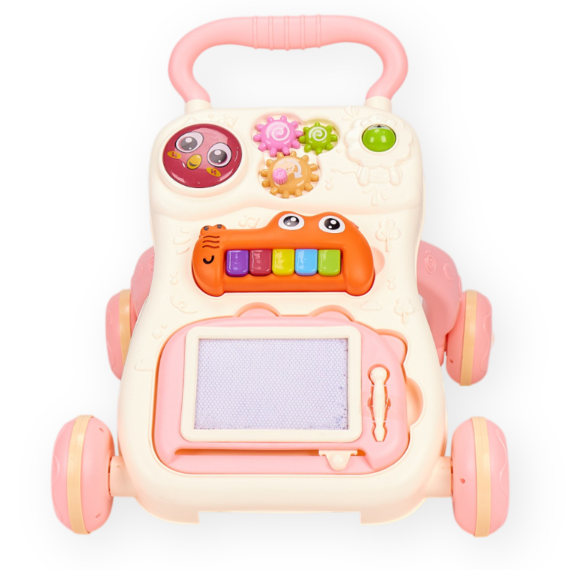 Antepremergator Muzical, Jucarii Detasabile, Interactiv, Rezervor De Apa, 6 Luni+, Roz - MG060 | BabyRoll.ro